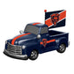 CHICAGO BEARS 9" RALLY TRUCK GARDEN STATUE WITH FLAG