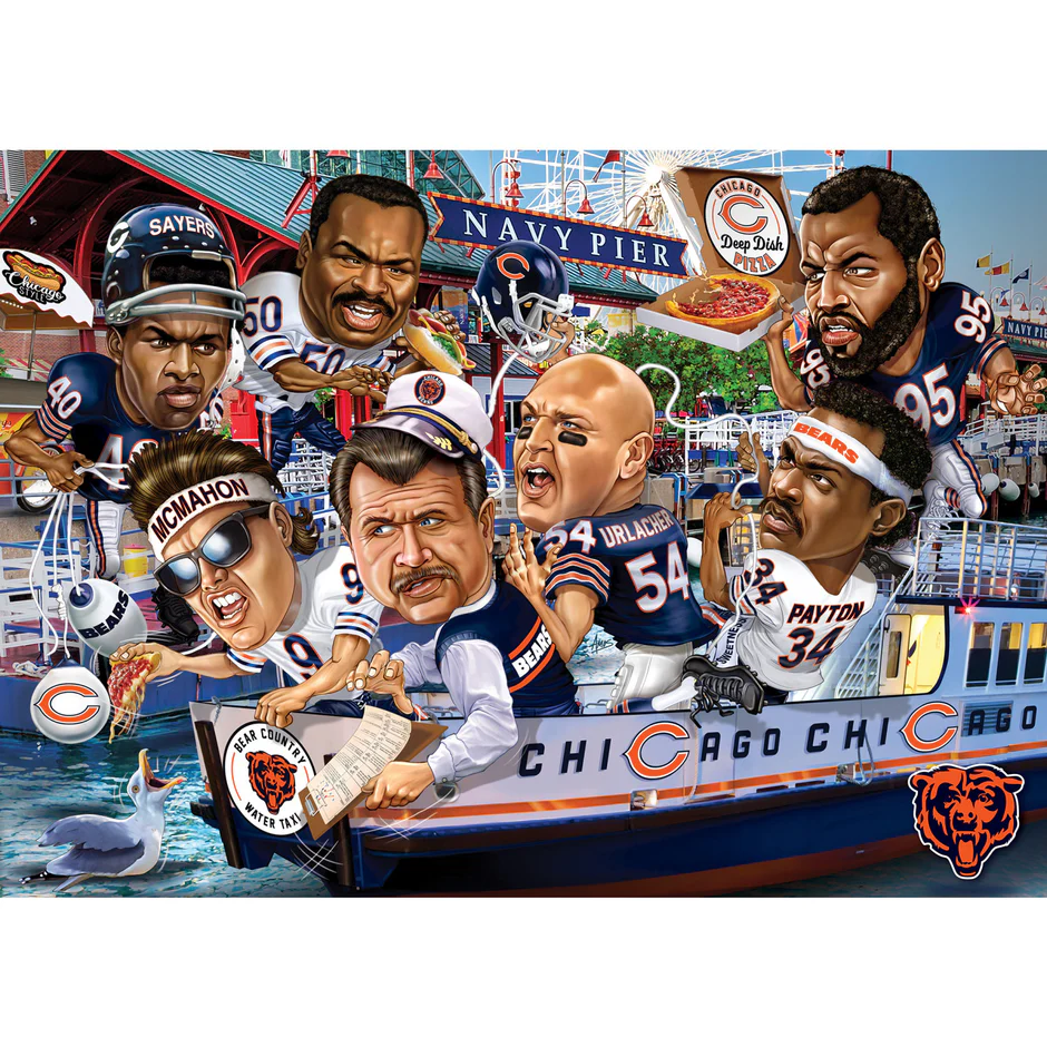 CHICAGO BEARS ALL TIME GREATS 500 PIECE JIGSAW PUZZLE