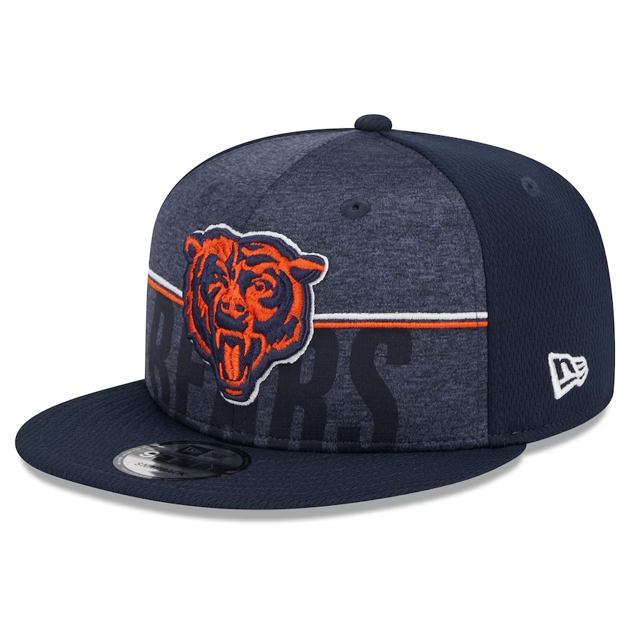 CHICAGO BEARS "BEAR" 2023 CAMPAMENTO DE ENTRENAMIENTO 9FIFTY GORRA SNAPBACK