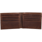 CHICAGO BEARS BROWN BI-FOLD LEATHER WALLET