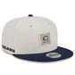 CHICAGO BEARS 'C' 2026 NFL TRAINING CAMP 9FIFTY SNAPBACK HAT - CHROME WHITE/NAVY