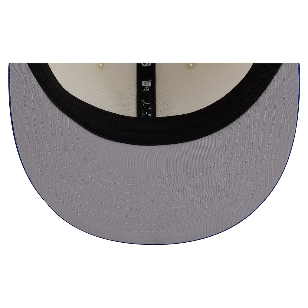 CHICAGO BEARS 'C' 2026 NFL TRAINING CAMP 9FIFTY SNAPBACK HAT - CHROME WHITE/NAVY