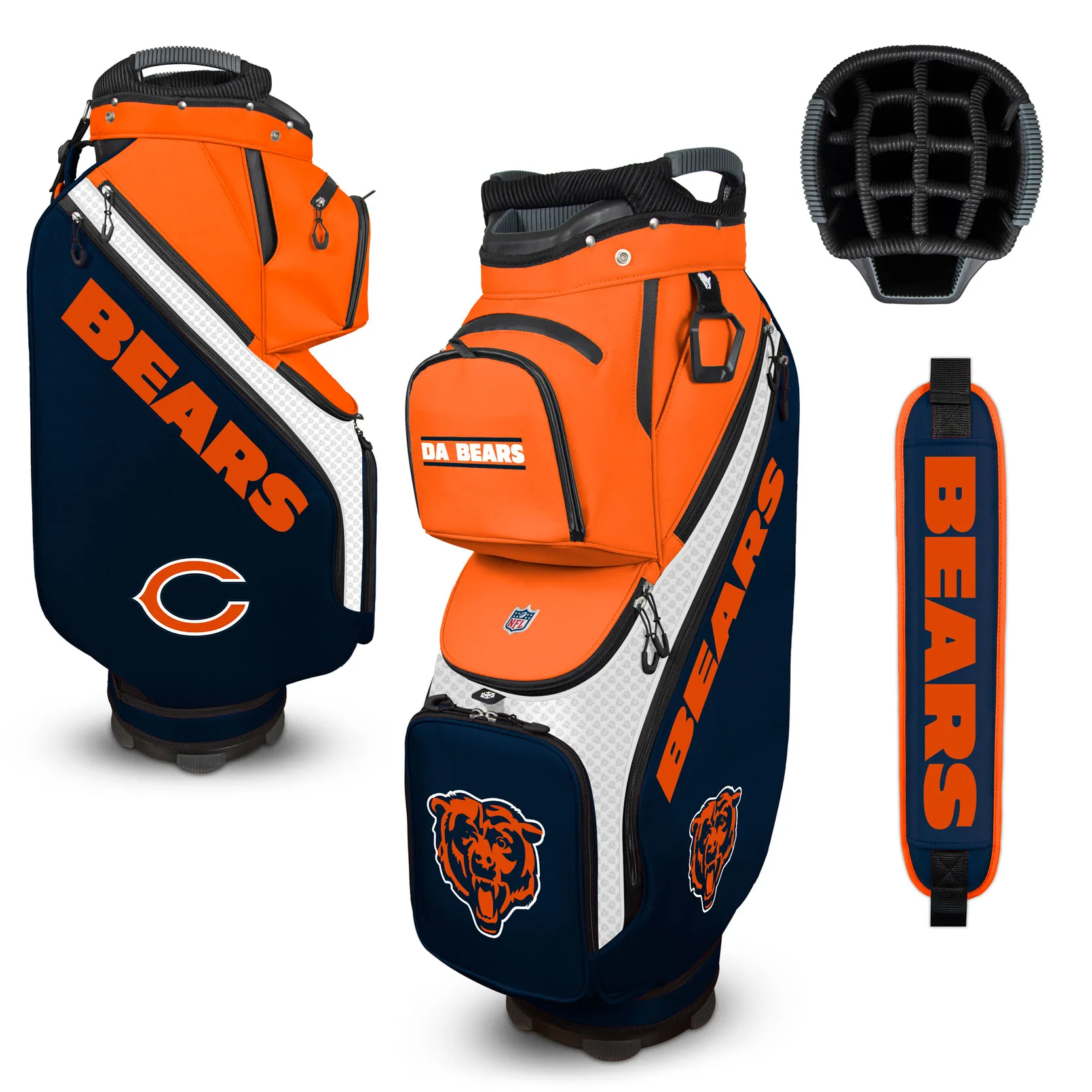 CHICAGO BEARS CLUBHOUSE COOLER CART GOLF BAG 