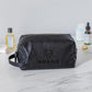 CHICAGO BEARS EMBOSSED TOILETRY BAG - BLACK