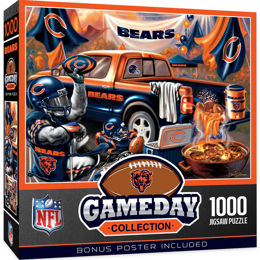 CHICAGO BEARS GAMEDAY 1000 PIECE JIGSAW PUZZLE