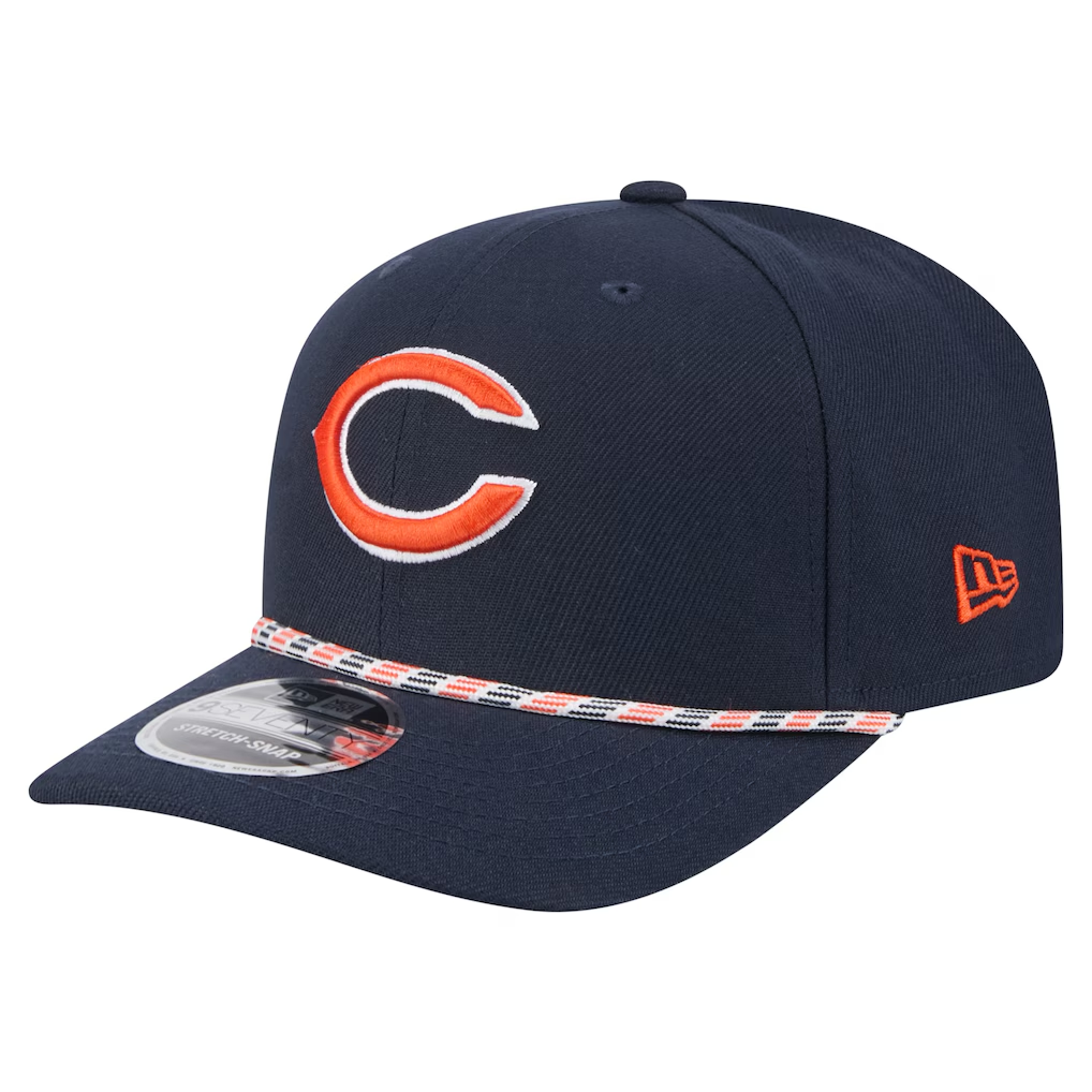 CHICAGO BEARS GAMEDAY MULTI ROPE 9SEVENTY STRETCH-SNAP HAT - NAVY