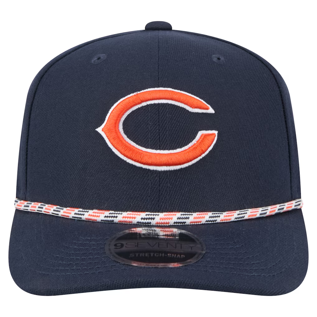 CHICAGO BEARS GAMEDAY MULTI ROPE 9SEVENTY STRETCH-SNAP HAT - NAVY