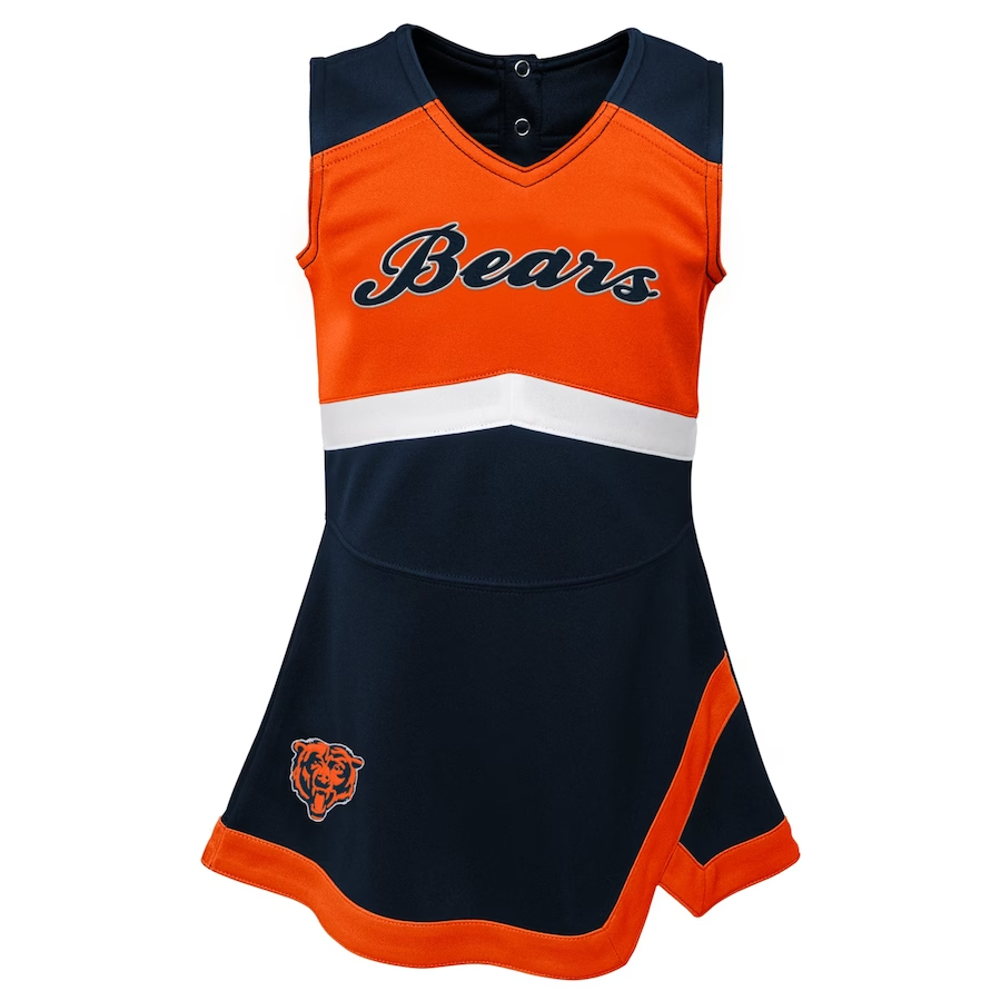 CHICAGO BEARS GIRLS CHEER CAPTAIN SET WITH BLOOMERS