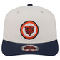CHICAGO BEARS LOYAL CORDUROY 9SEVENTY STRETCH-SNAP ADJUSTABLE HAT - CHROME WHITE/NAVY