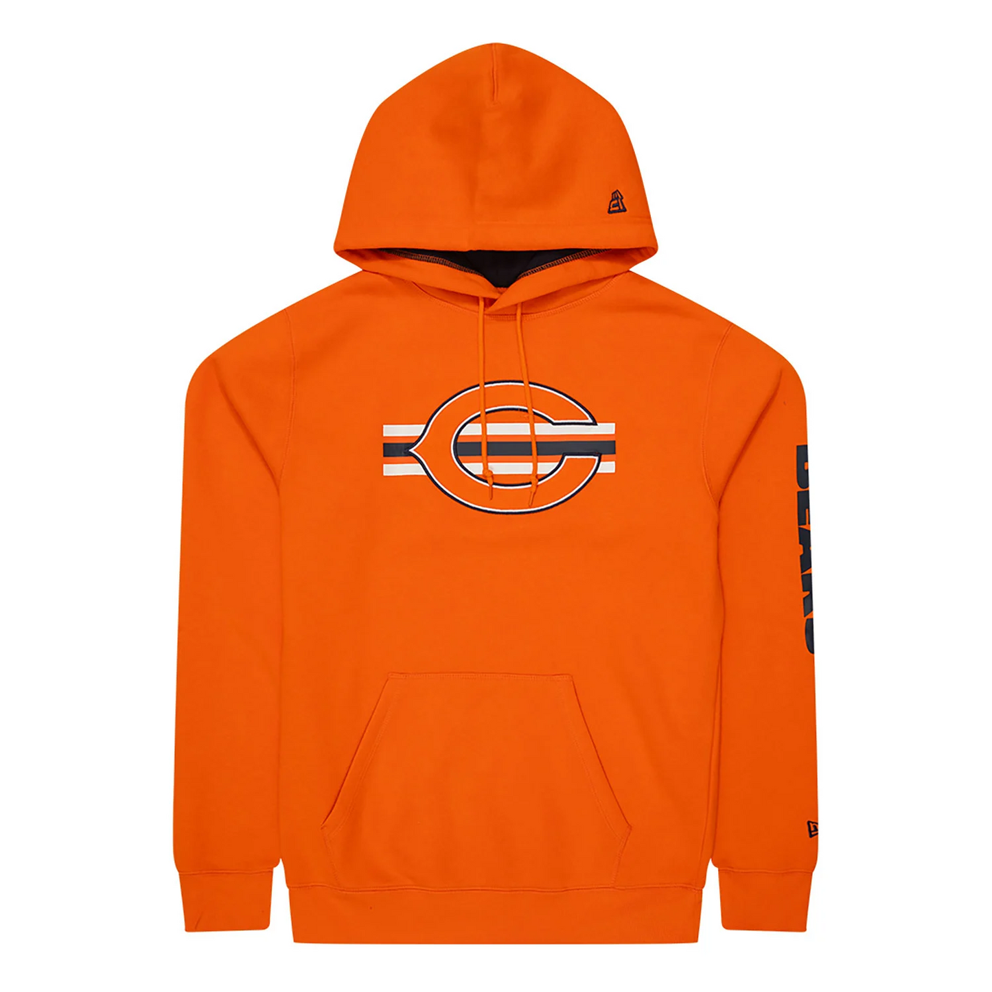 CHICAGO BEARS MEN'S 2023 SIDELINE PULLOVER HOODED SWEATSHIRT - ORANGE