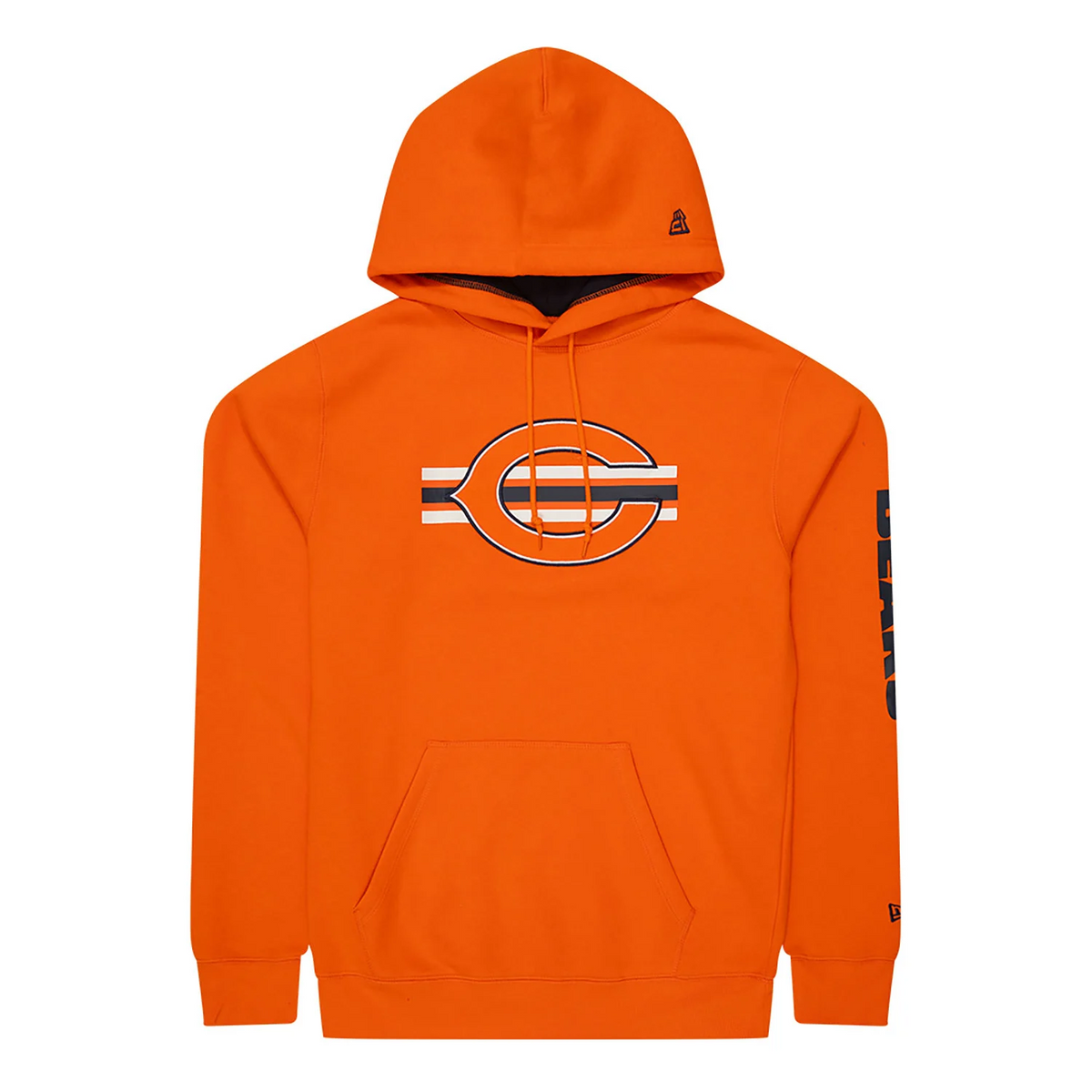 CHICAGO BEARS MEN'S 2023 SIDELINE PULLOVER HOODED SWEATSHIRT - ORANGE