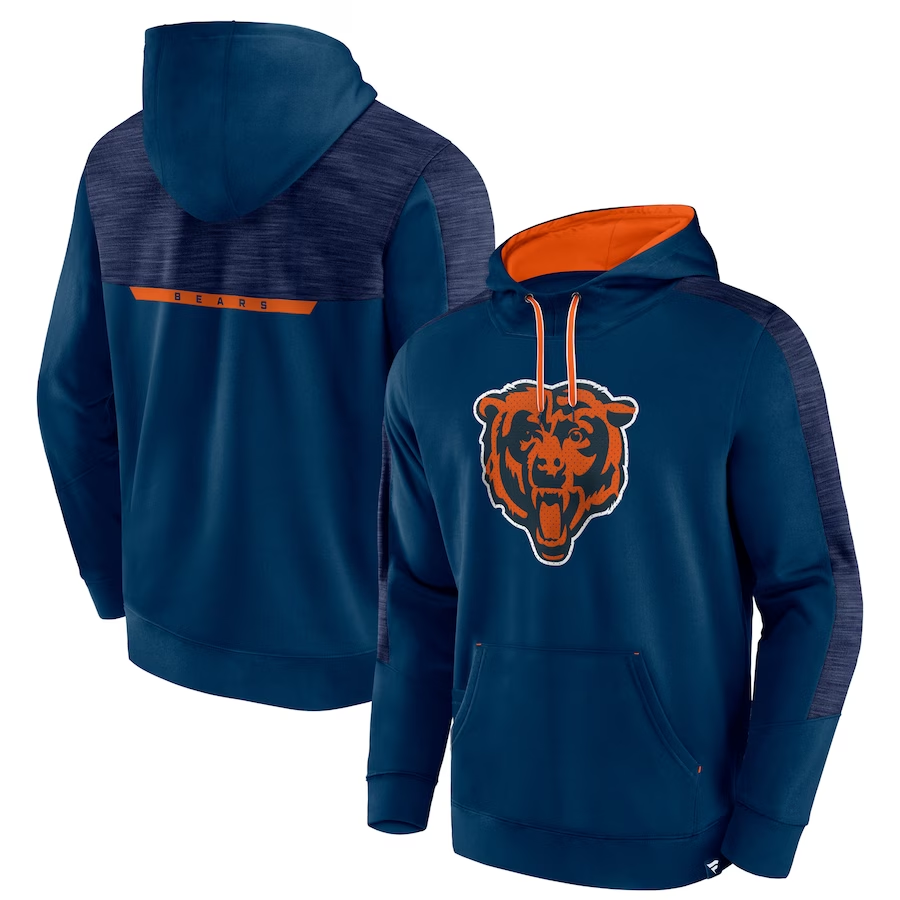 CHICAGO BEARS MEN'S DEFENDER EVO PULLOVER HOODED SWEATSHIRT