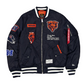 CHICAGO BEARS MEN'S NEWERA X ALPHA INDUSTRIES MA-1 BOMBER JACKET - NAVY