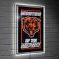 CHICAGO BEARS RECTANGLE NEOLITE LED WALL DECOR