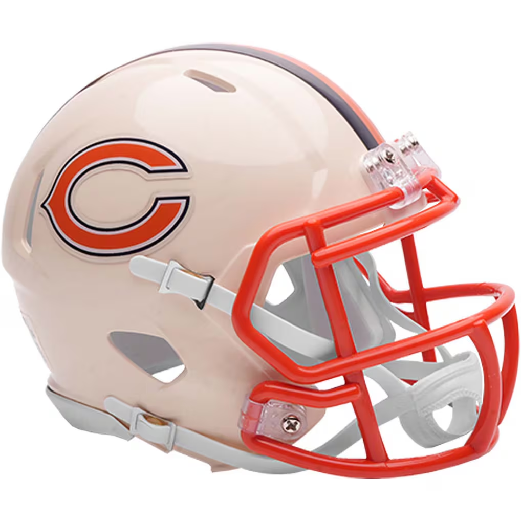 CHICAGO BEARS RETRO COLLECTION RIDDELL SPEED MINI HELMET