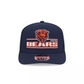 CHICAGO BEARS STATED 9SEVENTY STRETCH-SNAP ADJUSTABLE HAT - NAVY