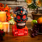 CHICAGO BEARS SUGAR SKULL HEAD - NAVY/ORANGE
