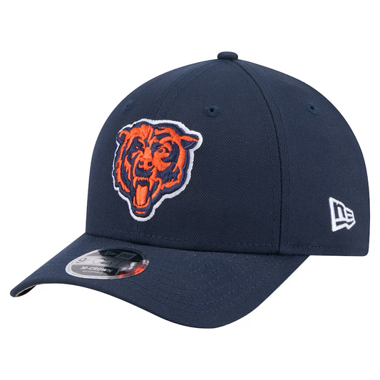 CHICAGO BEARS TEAM COLLECTION 9FORTY M-CROWN SNAPBACK ADJUSTABLE HAT - NAVY