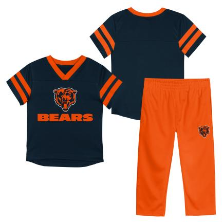 CHICAGO BEARS TODDLER OUTERSTUFF REDZONE SET - NAVY/ORANGE