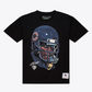 CHICAGO BEARS WALTER PAYTON MEN'S MITCHELL & NESS REAL BIG FACE T-SHIRT - BLACK