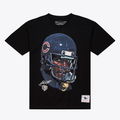 CHICAGO BEARS WALTER PAYTON MEN'S MITCHELL & NESS REAL BIG FACE T-SHIRT - BLACK