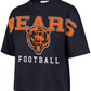 CHICAGO BEARS WOMEN'S '47 BRAND OUTREACH CITY T-SHIRT - NAVY