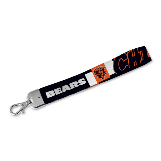 CHICAGO BEARS WRISTLET LANYARD KEYCHAIN