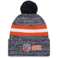 CHICAGO BEARS YOUTH 2023 NFL SIDELINE CUFFED KNIT WITH POM