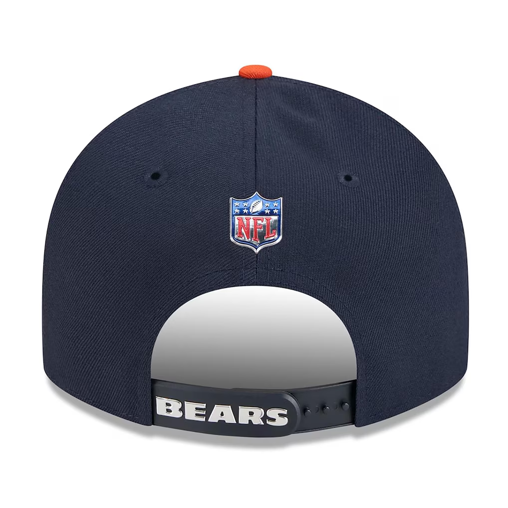 CHICAGO BEARS YOUTH 2026 NFL DRAFT 9FIFTY SNAPBACK HAT - NAVY/ORANGE