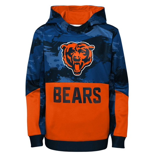 CHICAGO BEARS YOUTH COVERT HOODED SWEATSHIRT