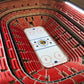 CHICAGO BLACKHAWKS 25 LAYER 3D STADIUM LIGHTED END TABLE