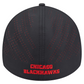 CHICAGO BLACKHAWKS BLACK NIGHT 39THIRTY FLEX FIT HAT - BLACK
