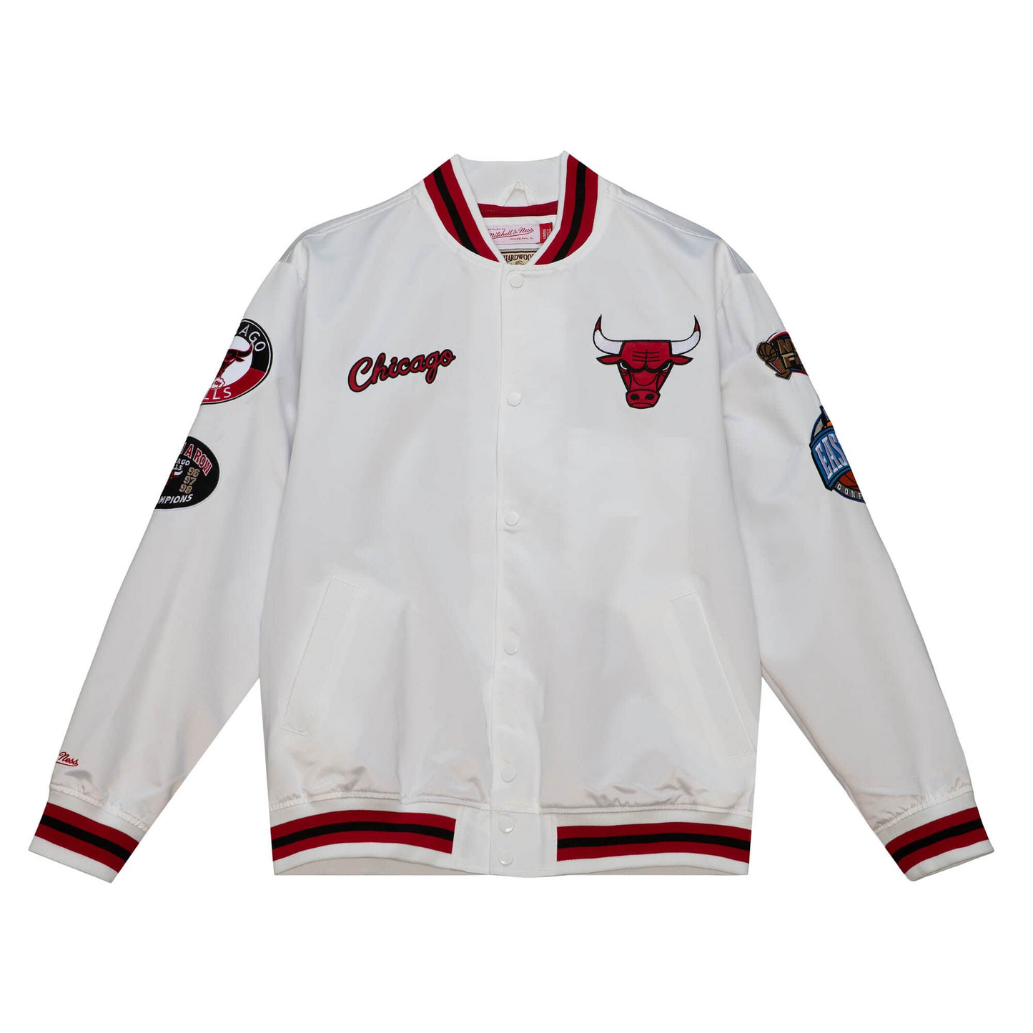 White chicago top bulls jacket
