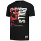 CHICAGO BULLS MEN'S NEW ERA THROWBACK T-SHIRT - BLACK
