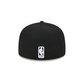 CHICAGO BULLS SIDEPATCH EASTERN CONFERENCE 59FIFTY FITTED HAT - BLACK/ WHITE