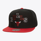 CHICAGO BULLS UPRISE LOGO SNAPBACK HAT