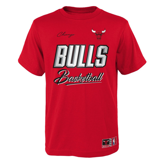 CHICAGO BULLS YOUTH COURT VS TRACK T-SHIRT