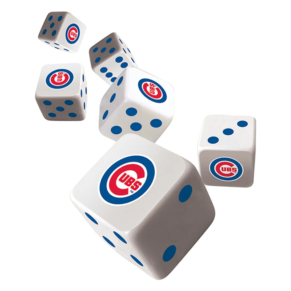 CHICAGO CUBS 2-PACK CARD AND DICE SET
