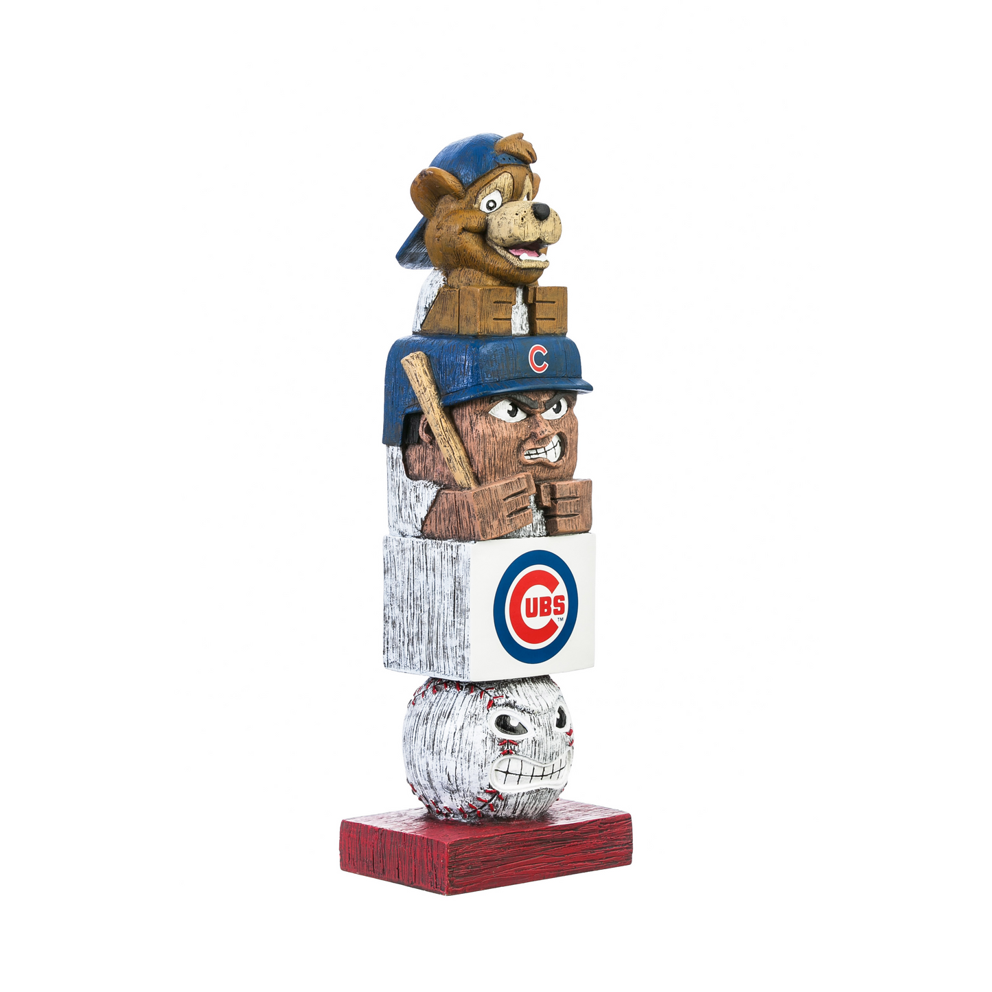 CHICAGO CUBS GARDEN TIKI TOTEM STATUE - BEAR