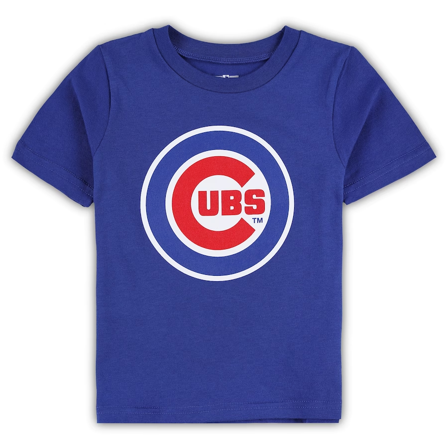 chicago cubs gear CHICAGO CUBS KIDS PRIMARY LOGO T-SHIRT
