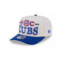 CHICAGO CUBS NEW ERA TRI-HIT 9FIFTY A-FRAME SNAPBACK HAT - CHROME WHITE/BLUE