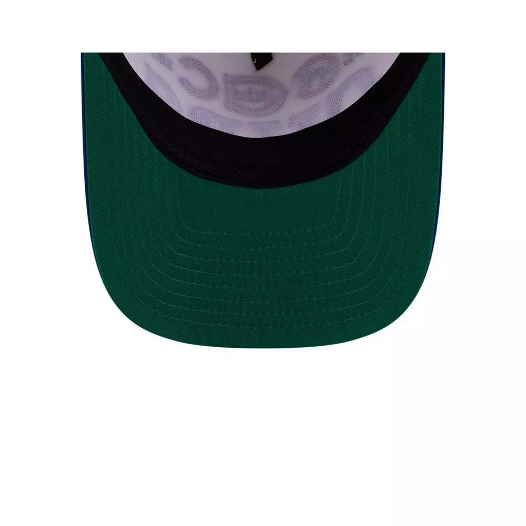 CHICAGO CUBS NEW ERA TRI-HIT 9FIFTY A-FRAME SNAPBACK HAT - CHROME WHITE/BLUE