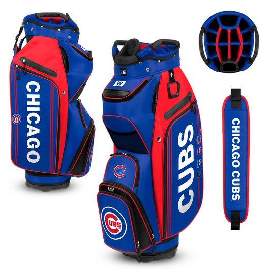 CHICAGO CUBS TEAM EFFORT BUCKET III COOLER CART GOLF BAG