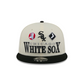 CHICAGO WHITE SOX ARCHIVE 9FIFTY SNAPBACK HAT - CHROME WHITE