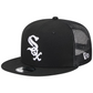 CHICAGO WHITE SOX EVERGREEN TRUCKER 9FIFTY SNAPBACK HAT - BLACK/WHITE