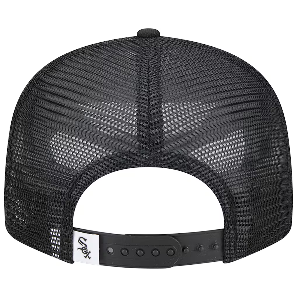 CHICAGO WHITE SOX EVERGREEN TRUCKER 9FIFTY SNAPBACK HAT - BLACK/WHITE