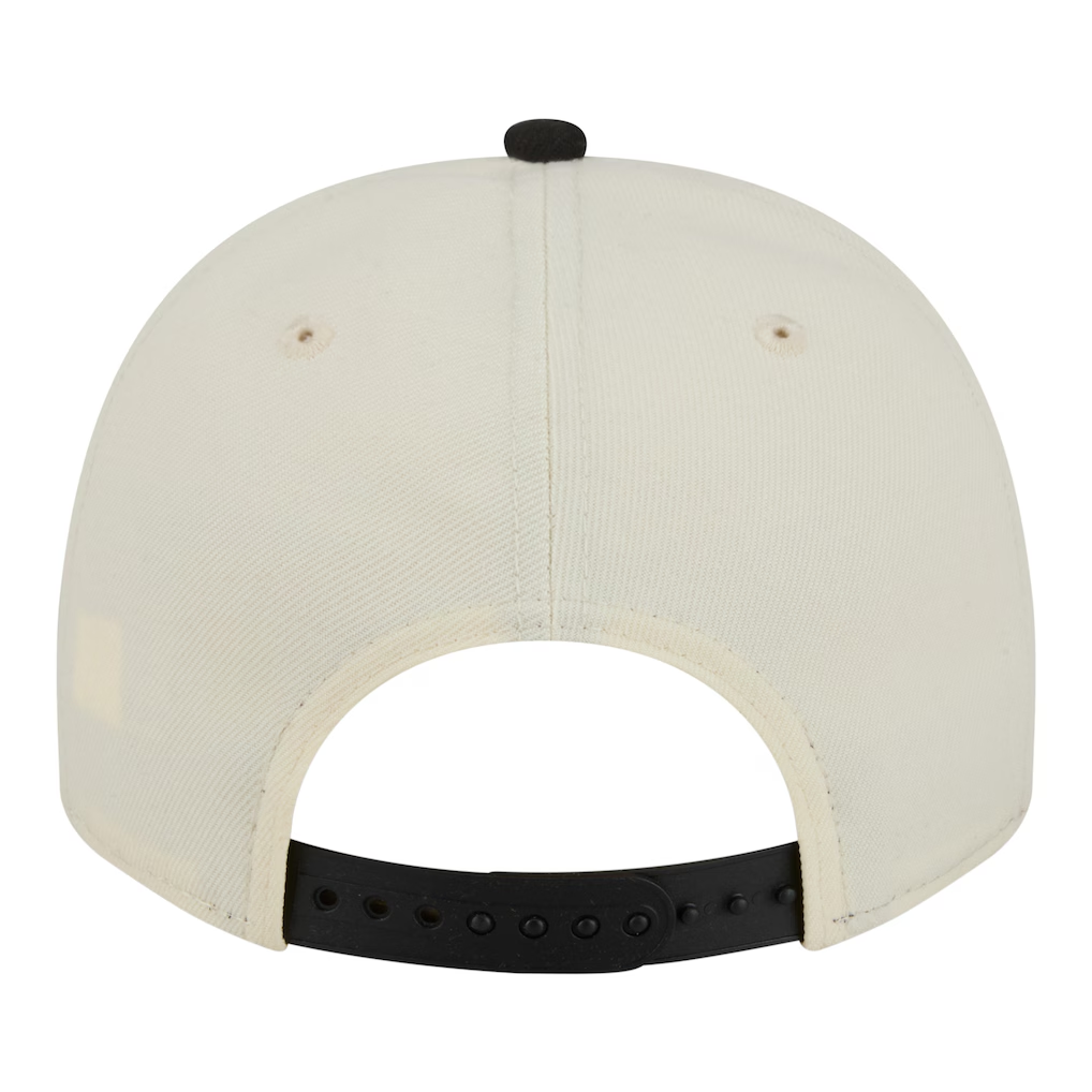 CHICAGO WHITE SOX NEW ERA TRI-HIT 9FIFTY A-FRAME SNAPBACK HAT - CHROME WHITE/BLACK