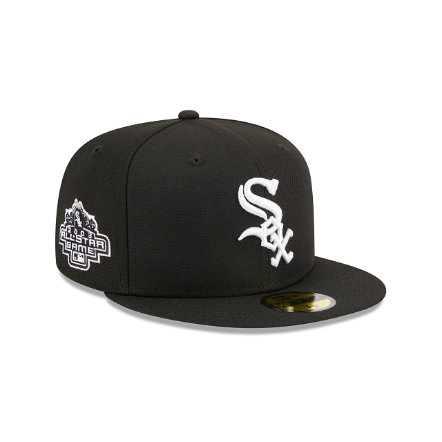 CHICAGO WHITE SOX SIDEPATCH 2003 ALL-STAR GAME 59FIFTY FITTED HAT - BLACK