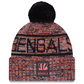 CINCINNATI BENGALS 2025 NFL SIDELINE COLD WEATHER CUFFED KNIT WITH POM - ORANGE