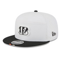 CINCINNATI BENGALS 2025 NFL TRAINING CAMP 9FIFTY SPLIT PANEL SNAPBACK HAT - WHITE